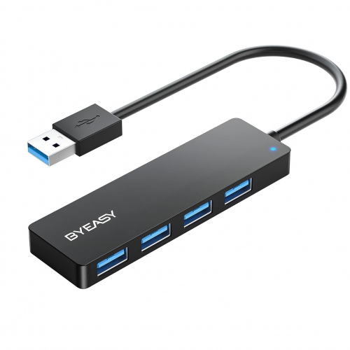 USB3.1 4 Port Hub Ultra Slim schwarz NEU